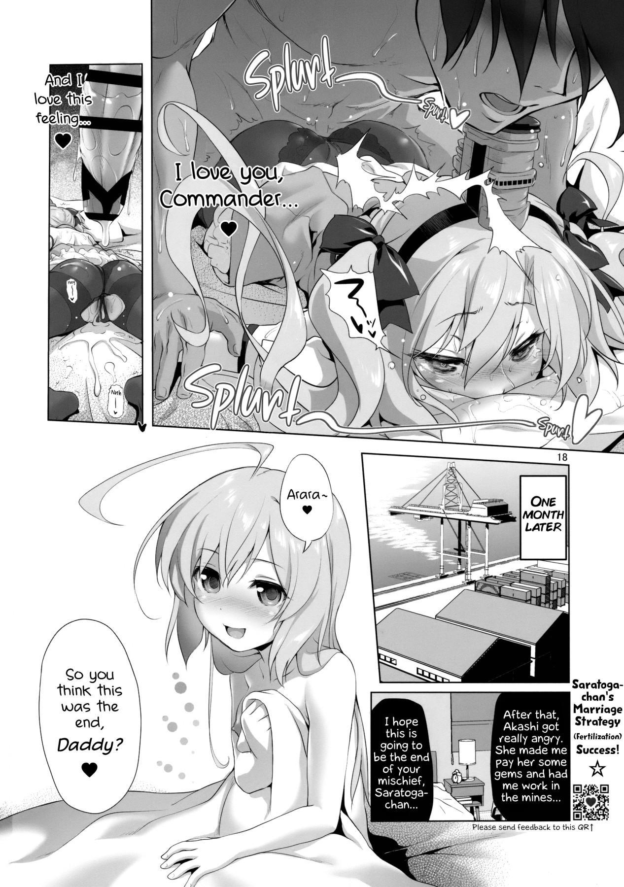 Hentai Manga Comic-Saratoga-chan's Grand Prank Strategy!?-Read-17